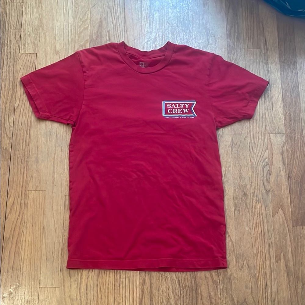 Salty Crew Men's Red T-Shirt